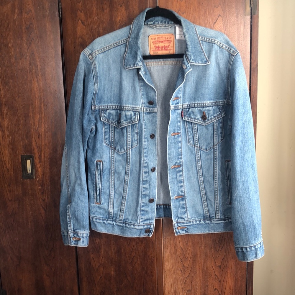 Levi’s Ex-boyfriend Trucker vintage jean jacket.